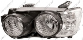 PHARE GAUCHE H1+H7 ELECTRIQUE AVEC MOTEUR- AVEC CADRE NOIR