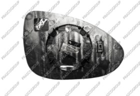 VERRE DE RETROVISEUR GAUCHE CONVEX-CHAUFFANT-CHROME'