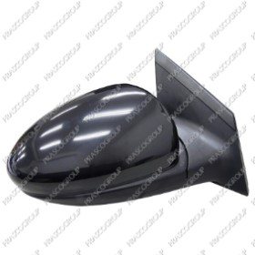 RETROVISEUR DROIT ELECTRIQUE-NOIR-CONVEXE/CHROME'