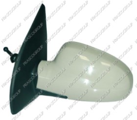 RETROVISEUR GAUCHE ELECTRIQUE-CHAUFFANT-AVEC APPRET-CONVEX/CHROME'