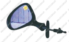 RETROVISEUR GAUCHE INTERIEUR MECANIQUE-NOIR-CONVEX/CHROME'