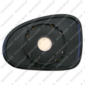 VERRE DE RETROVISEUR DROIT-CONVEX-CHROME'