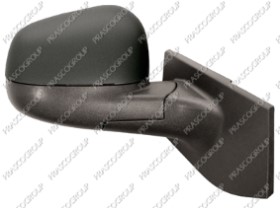 RETROVISEUR DROIT ELECTRIQUE-NOIR-CONVEX/CHROME'