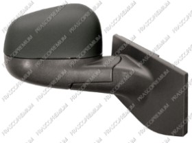 RETROVISEUR DROIT ELECTRIQUE-NOIR-CHAUFFANT-CONVEXE/CHROME'