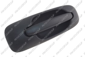 POIGNEE EXTERIEURE AVANT DROITE NOIRE SANS TROU BARILLET