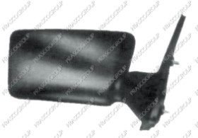 RETROVISEUR DROIT MANUEL-NOIR-CONVEXE/CHROME