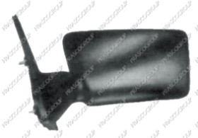 RETROVISEUR GAUCHE MANUEL-NOIR-PLAT/CHROMEE