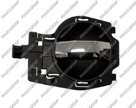 POIGNEE INTERIEURE AVANT DROITE-AVEC LEVIER CHROME'-BASE GRISE/FONCE'