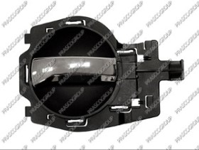 POIGNEE INTERIEURE AVANT/ARRIERE GAUCHE-AVEC LEVIER CHROME'-BASE GRISE/FONCE'