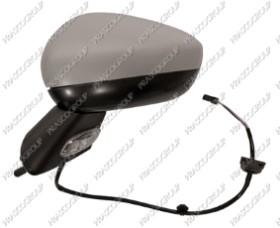 RETROVISEUR GAUCHE ELECTRIQUE AVEC APPRET-AVEC FEU REPETITEUR-CONVEXE-5 BROCHES