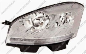 PHARE GAUCHE H1+H7 ELECTRIQUE AVEC MOTEUR FEU BLANC