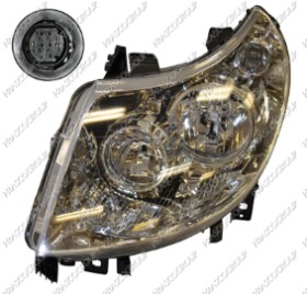 PHARE GAUCHE H1+H7 ELECTRIQUE AVEC MOTEUR