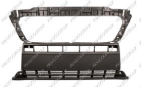 PARE-CHOCS AVANT CENTRAL-NOIR STRUCTURE'-AVEC GRILLE INFERIEURE