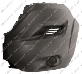 EMBOUT GAUCHE DE PARE-CHOCS AVANT GRIS-VERSION COURTE