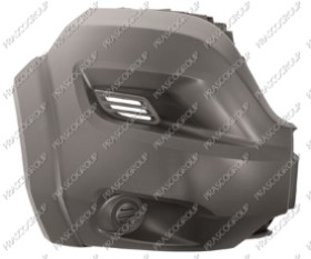 EMBOUT DROIT DE PARE-CHOCS AVANT GRIS-VERSION MOYENNE/LONGUE-AVEC CACHE CROCHET