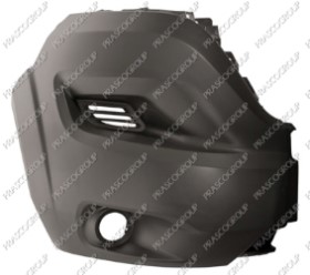 EMBOUT DROIT DE PARE-CHOCS AVANT GRIS'-AVEC SIEGES AB-VERSION COURTE-AVEC CACHE CROCHET