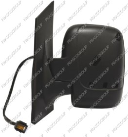 RETROVISEUR GAUCHE ELECTRIQUE-CHAUFFANT-AVEC APPRET-CONVEX/CHROME'-GLASS SIMPLE