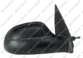 RETROVISEUR DROIT MECANIQUE-NOIR-CONVEX/CHROME'