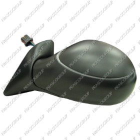 RETROVISEUR GAUCHE ELECTRIQUE-NOIR-CHAUFFANT-CONVEXE/CHROME'