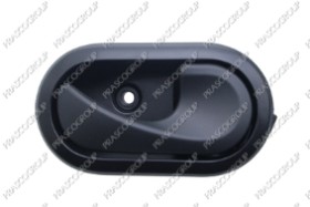 POIGNEE INTERIEURE AVANT/ARRIERE DROITE AVEC LEVIER ARGENT-BASE NOIRE-CLIP