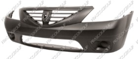 PARE-CHOCS AVANT NOIR STRUCTURE'-AVEC ENPREINTES ANTIBROUILLARD-AVEC CACHE CROCHET