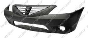 PARE-CHOCS AVANT NOIR STRUCTURE'-AVEC SIEGES ANTIBROUILLARD ET CACHE CROCHET