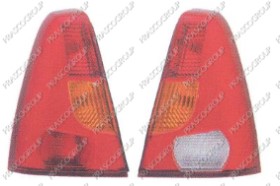 FEU D'AILE  GAUCHE SANS PORTE LAMPE ORANGE/ROUGE MOD. 4 PORTES