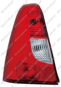 FEU D'AILE GAUCHE SANS PORTE LAMPE BLANC/ROUGE MOD. 4 PORTES