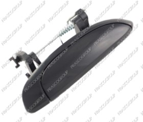 POIGNEE EXTERIEURE AVANT/ARRIERE DROITE-NOIRE/LISSE