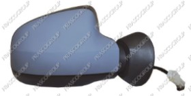 RETROVISEUR DROIT ELECTRIQUE-CHAUFFANT-AVEC APPRET-CONVEXE/CHROME'