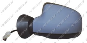 RETROVISEUR GAUCHE ELECTRIQUE-CHAUFFANT-AVEC APPRET-CONVEX/CHROME'