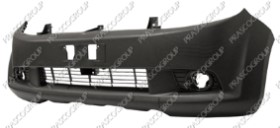PARE-CHOCS AVANT NOIR-SURFACE LISSE PRET A PEINDRE-AVEC SIEGES ANTIBROUILLARD
