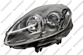 PHARE GAUCHE H1+H1 ELECTRIQUE SANS MOTEUR-NOIR