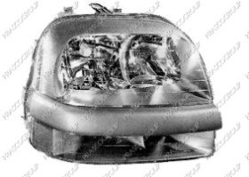 PHARE GAUCHE H1+H7 ELECTRIQUE SANS MOTEUR