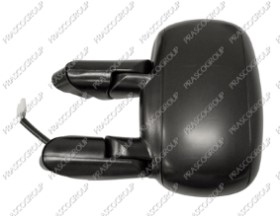 RETROVISEUR GAUCHE ELECTRIQUE-NOIR-CHAUFFANT-CONVEXE/CHROME'