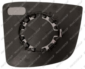 VERRE DE RETROVISEUR SUPERIEUR GAUCHE CONVEX-CHROME'