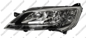 PHARE GAUCHE H7+H7 ELECTRIQUE AVEC MOTEUR-AVEC FEU DE VIRAGE STATISTIQUE-LED-NOIR
