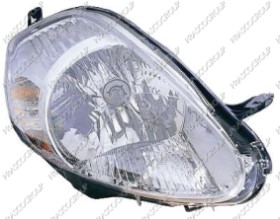 PHARE DROIT H4 ELECTRIQUE AVEC MOTEUR-CHROME' MOD. > 08