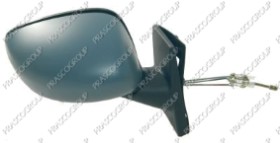 RETROVISEUR DROIT MECANIQUE-AVEC APPRET-CONVEX/CHROME'