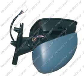 RETROVISEUR GAUCHE ELECTRIQUE-CHAUFFANT-AVEC APPRET-AVEC SONDE-CONVEXE/CHROME'