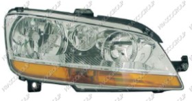 PHARE DROIT H7+HH1+H1 ELECTRIQUE AVEC MOTEUR-FEU ORANGE MOD. &gt; 12/05