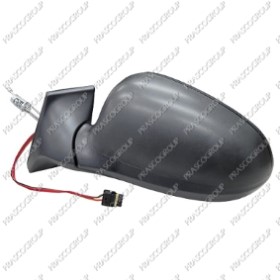 RETROVISEUR GAUCHE MECANIQUE-NOIR-AVEC SONDE-CONVEX/CHROME'-MOD. 2008 >