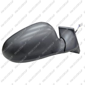 RETROVISEUR DROIT ELECTRIQUE-NOIR-CONVEXE/CHROME'-MOD. 2008 >