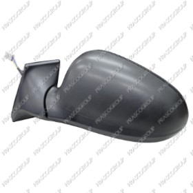 RETROVISEUR GAUCHE ELECTRIQUE-NOIR-CONVEXE/CHROME'-MOD. 2008 >
