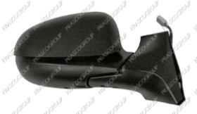 RETROVISEUR DROIT ELECTRIQUE-NOIR-CHAUFFANT-CONVEXE/CHROME' MOD. 2008 >
