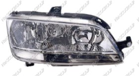 PHARE DROIT H7+H1+H1  ELECTRIQUE AVEC MOTEUR-ARGENT-FEU BLANC MOD. 01/06 >