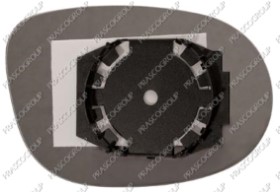 VERRE DE RETROVISEUR GAUCHE CONVEX-CHAUFFANT-CHROME'-MOD. 2008 >