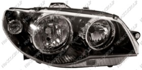 PHARE DROIT H7+H7 ELECTRIQUE AVEC MOTEUR-NOIR