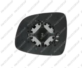 VERRE DE RETROVISEUR GAUCHE CONVEX/CHROME'