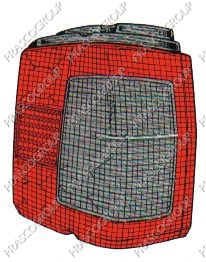 FEU D'AILE ARRIERE GAUCHE AVEC PORTE LAMPE